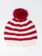 c_pics=2 i=images/D/HAND KNITTED STRIPED POM POM beanie red & classic cream - 4th image .jpg